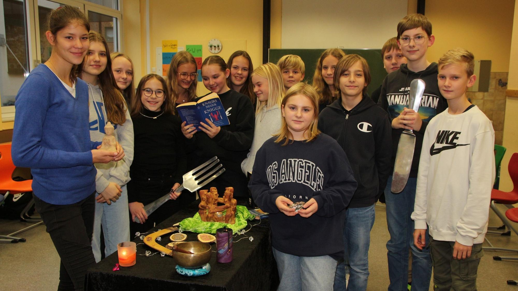 Gruppenfoto der Klasse 7a der Realschule Lindlar.