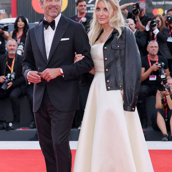 Patrick Dempsey mit seiner Ehefrau Jullian Fink bei den Filmfestspielen in Venedig 2023.