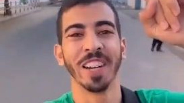 Saleh Aljafarawi während eines Instagram-Videos
