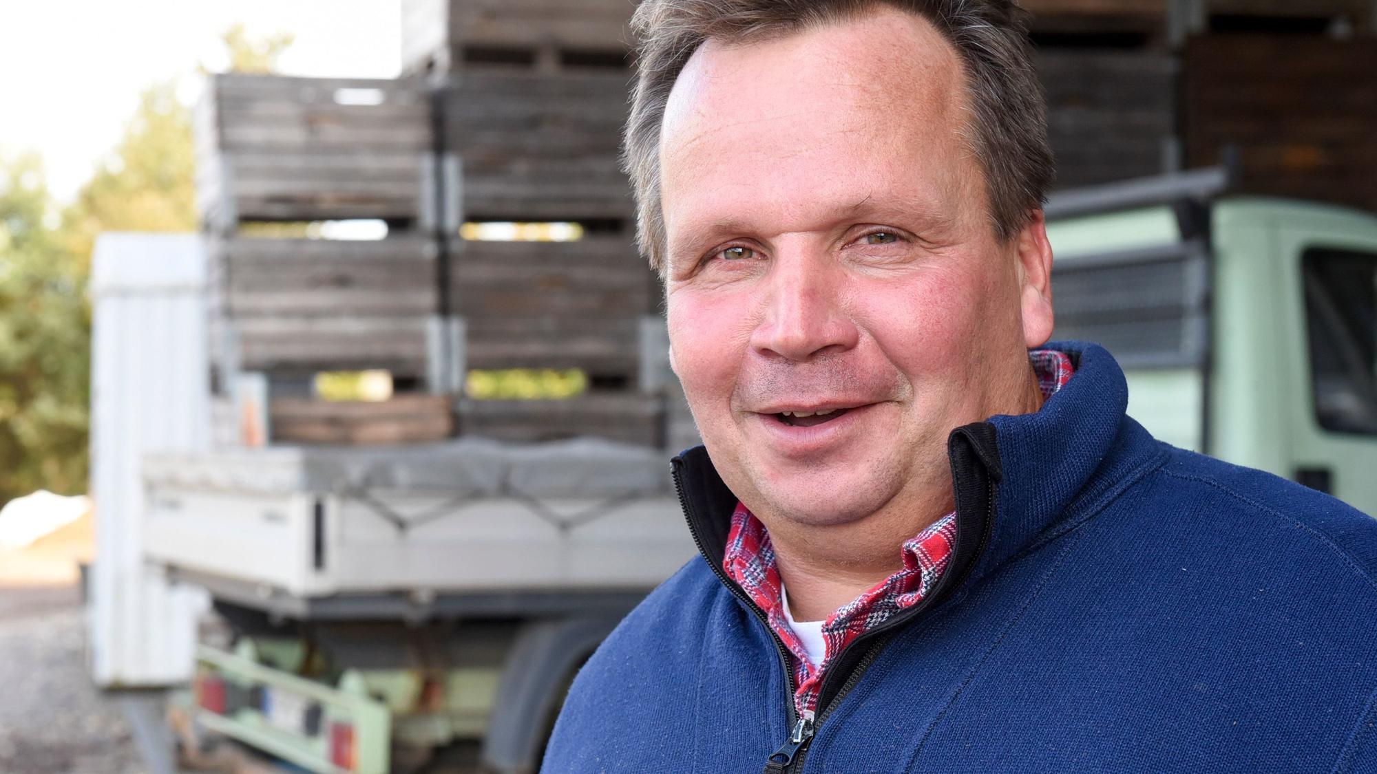 Der Landwirt Peter Krauß.