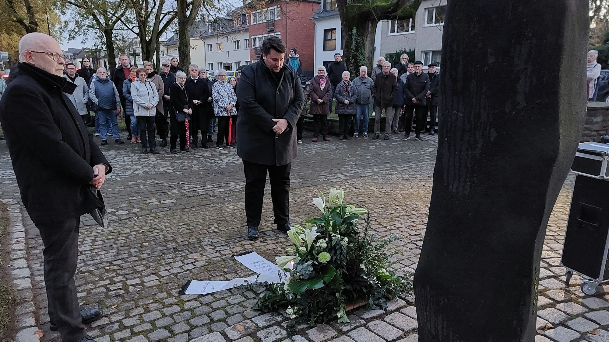 Pogromgedenken in Troisdorf.