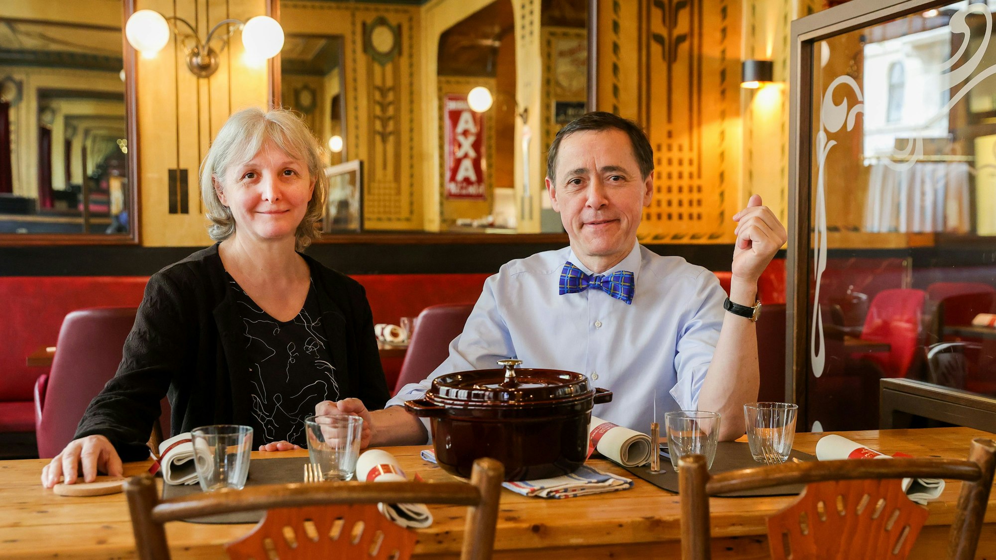 Inhaber Liliane Moissonnier und Vincent Moissonnier.