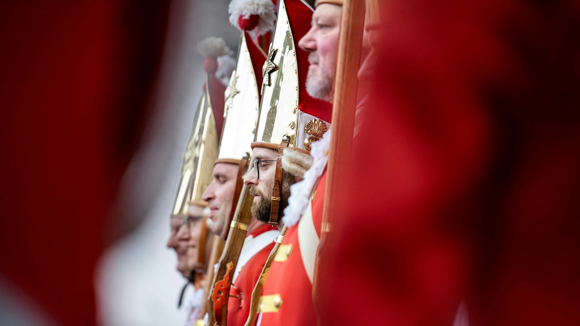 Das Bild zeigt die Prinzengarde von Euskirchen.