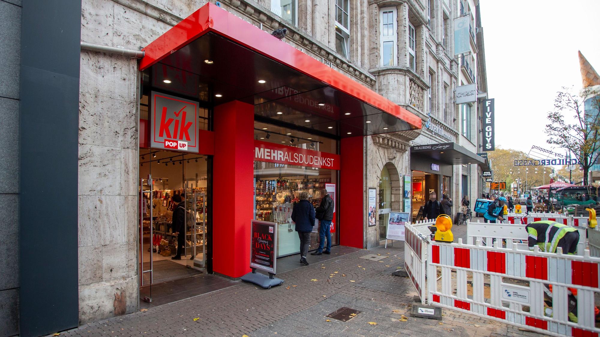 Köln: kik macht guten Umsatz auf der Schildergasse