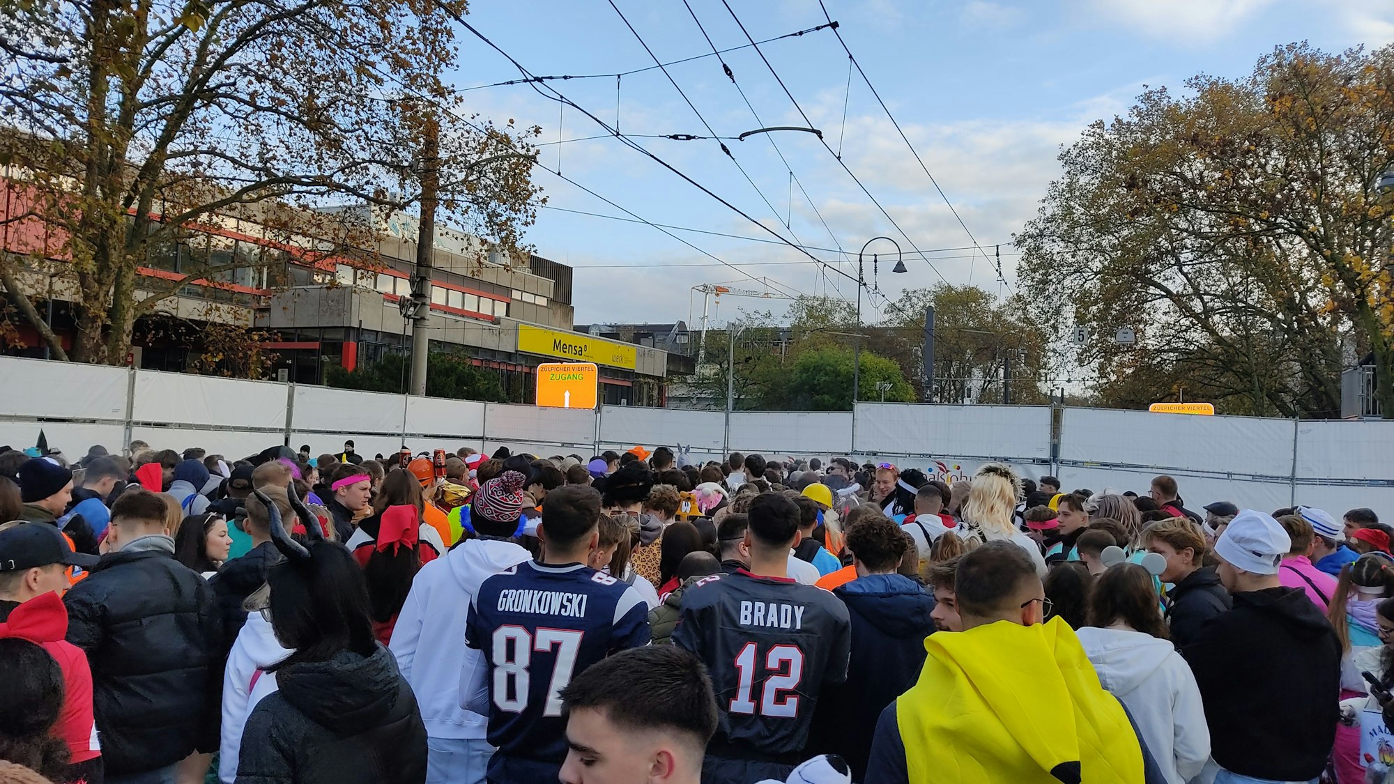 Der Zugang an der Unimensa.