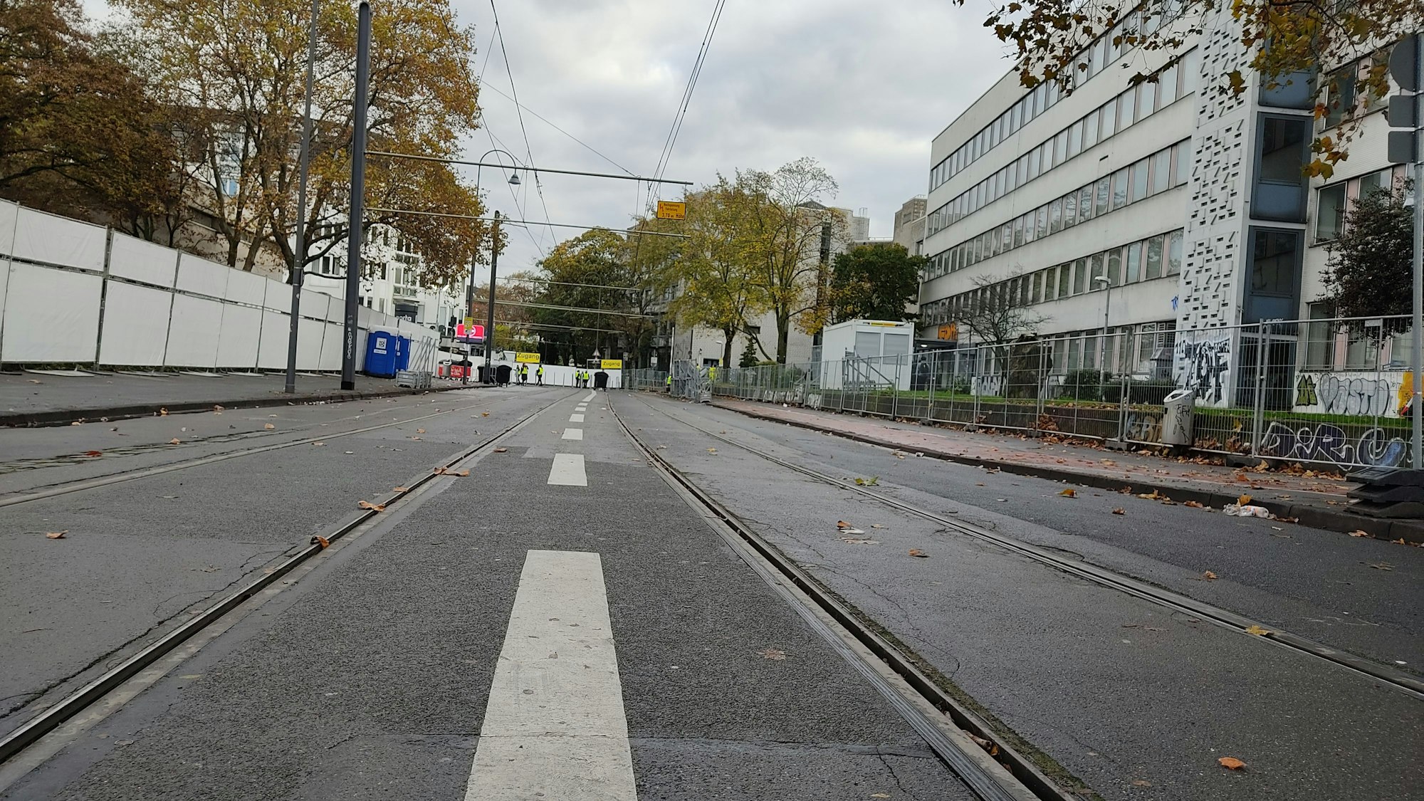 Die Schleuse zur Zülpicher funktioniert.