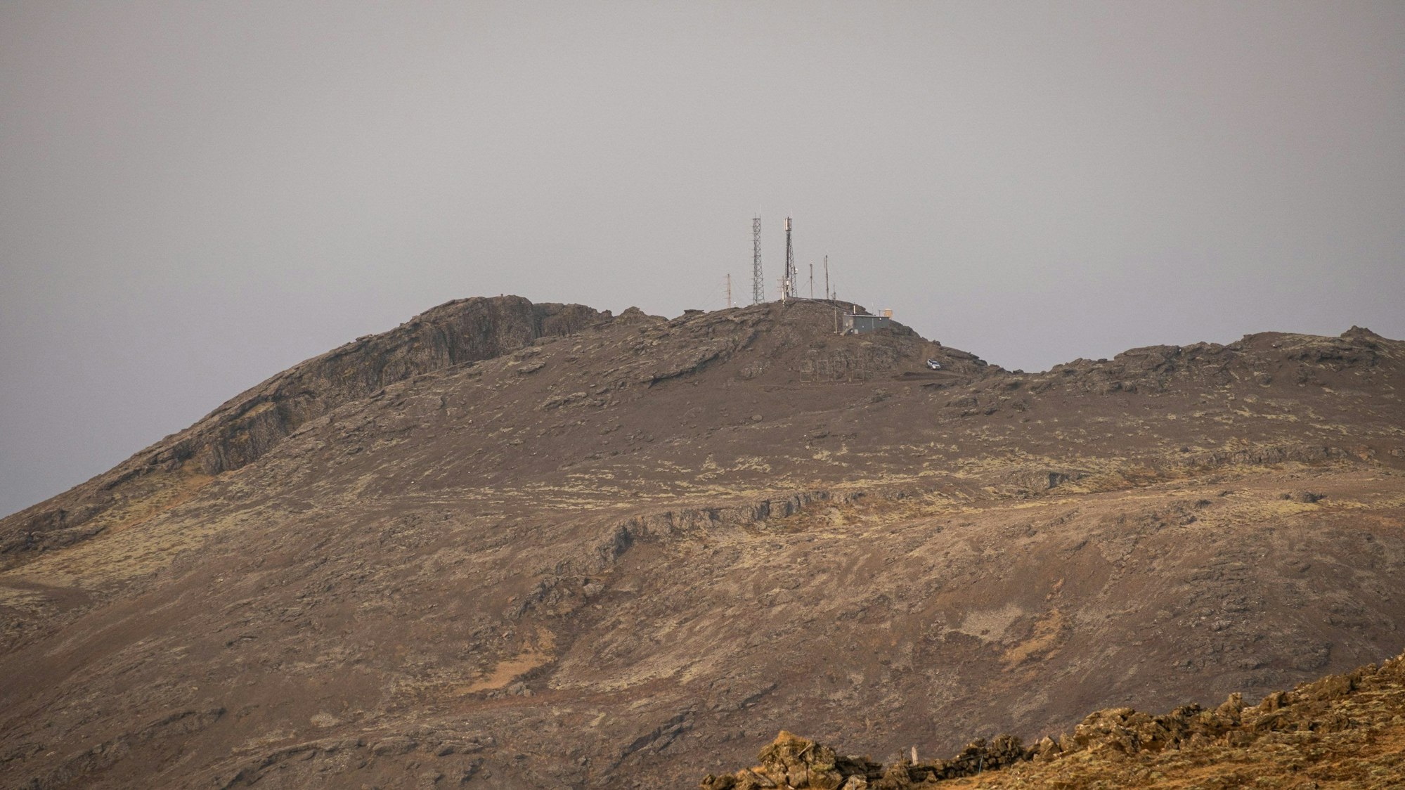 Der Berg Thorbjörn, ein vulkanischer Berg auf Island.