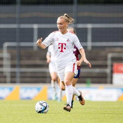 GOOGLE PIXEL Frauen Bundesliga: 1. FC Koeln - RB Leipzig 17.09.2023 Andrea Gavric 1. FC Koeln, 18 GOOGLE PIXEL Frauen Bundesliga, 1. FC Koeln - RB Leipzig, Koeln, Franz-Kremer-Stadion am 17.09.2023 DFB REGULATIONS PROHIBIT ANY USE OF PHOTOGRAPHS AS IMAGE SEQUENCES AND/OR QUASI-VIDEO. *** GOOGLE PIXEL Womens Bundesliga 1 FC Koeln RB Leipzig 17 09 2023 Andrea Gavric 1 FC Koeln, 18 GOOGLE PIXEL Womens Bundesliga, 1 FC Koeln RB Leipzig, Koeln, Franz Kremer Stadium on 17 09 2023 DFB REGULATIONS PROHIBIT ANY USE OF PHOTOGRAPHS AS IMAGE SEQUENCES AND OR QUASI VIDEO Copyright: xBEAUTIFULxSPORTS/Wunderlx