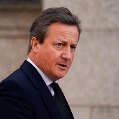 Der frühere britische Regierungschef David Cameron ist zum neuen Außenminister seines Landes ernannt worden. (Archivbild)