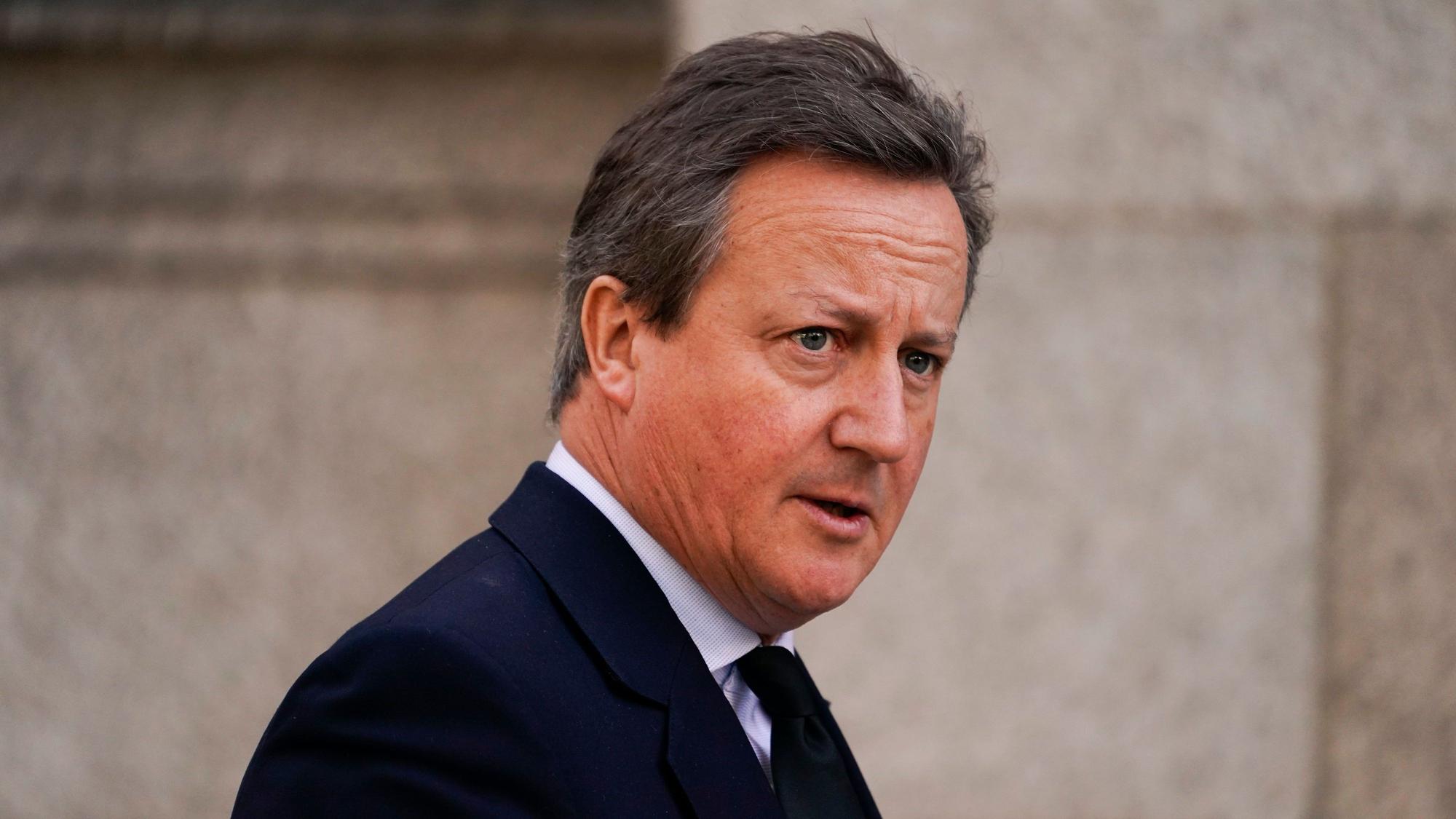 Der frühere britische Regierungschef David Cameron ist zum neuen Außenminister seines Landes ernannt worden. (Archivbild)