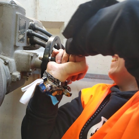 Den Protest gegen die Pipeline hielten die Aktivisten in Bornheim selbst im Foto fest.