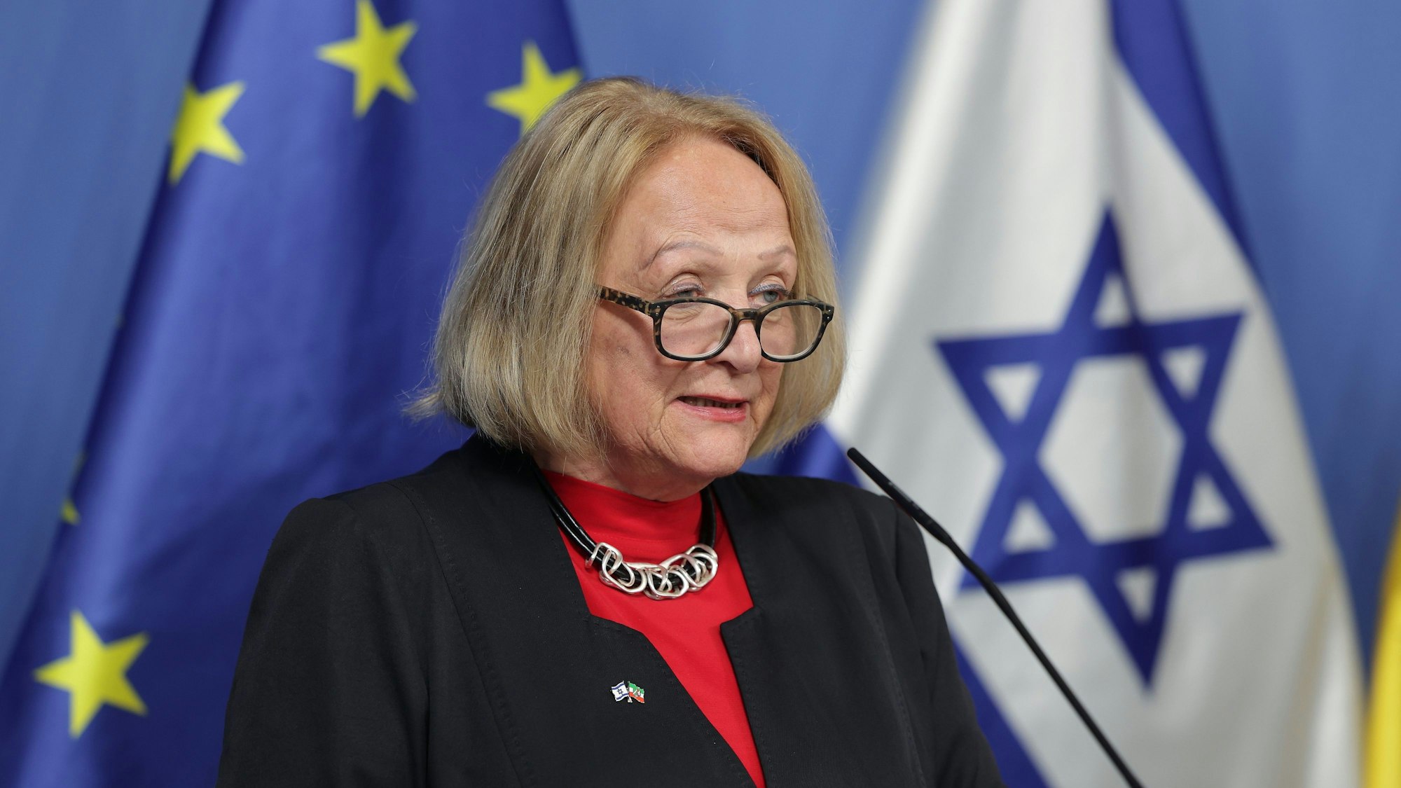 Die Antisemitismusbeauftragte des Landes Nordrhein-Westfalen Sabine Leutheusser-Schnarrenberger