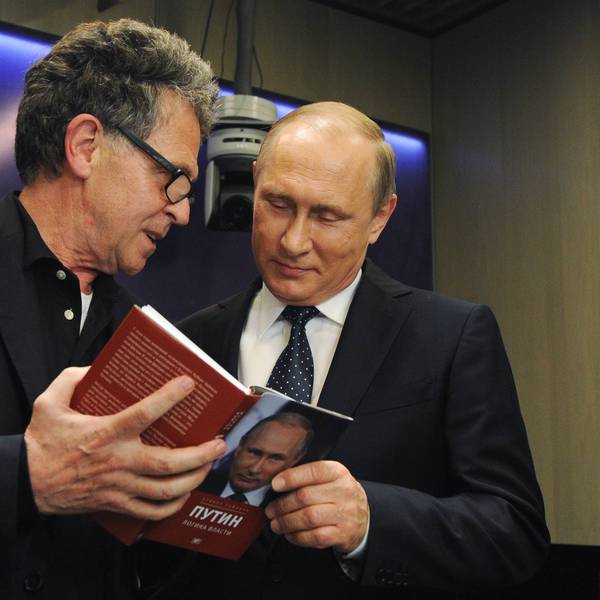 Hubert Seipel und Wladimir Putin treffen sich 2016 in Moskau. Seipel schrieb eine Putin-Biografie