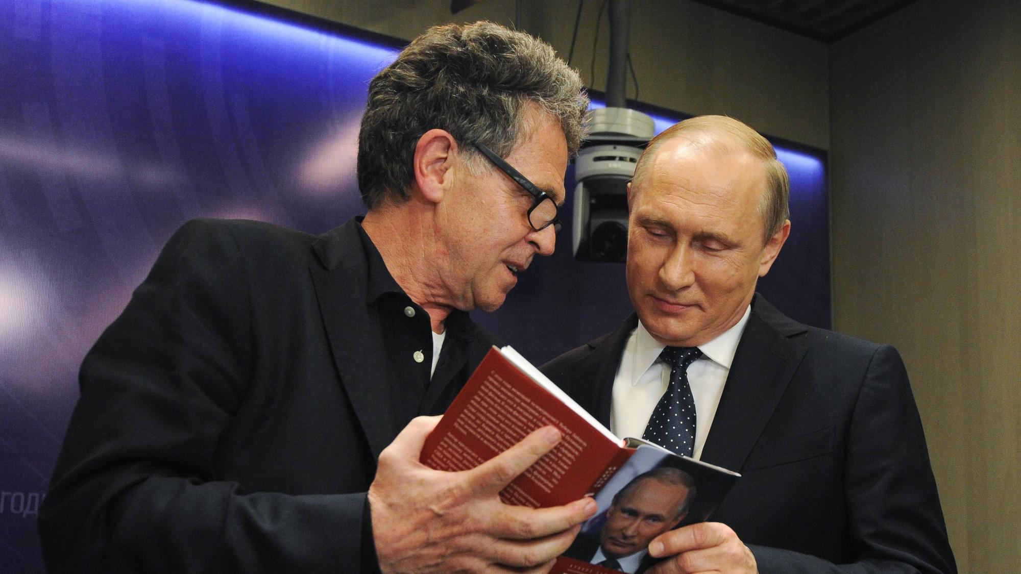 Hubert Seipel und Wladimir Putin treffen sich 2016 in Moskau. Seipel schrieb eine Putin-Biografie
