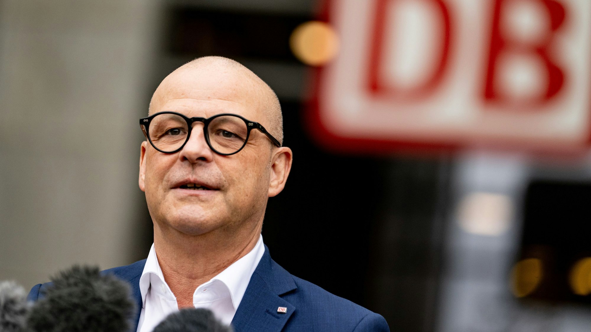 Martin Seiler, DB-Personalvorstand, will nicht verhandeln, wenn gestreikt wird.