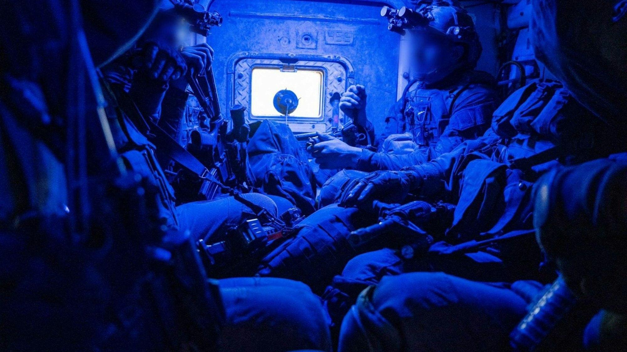 Israelische Soldaten beim Kampf um das Schifa-Krankenhaus. Das Foto wurde von der israelischen Armee veröffentlicht.