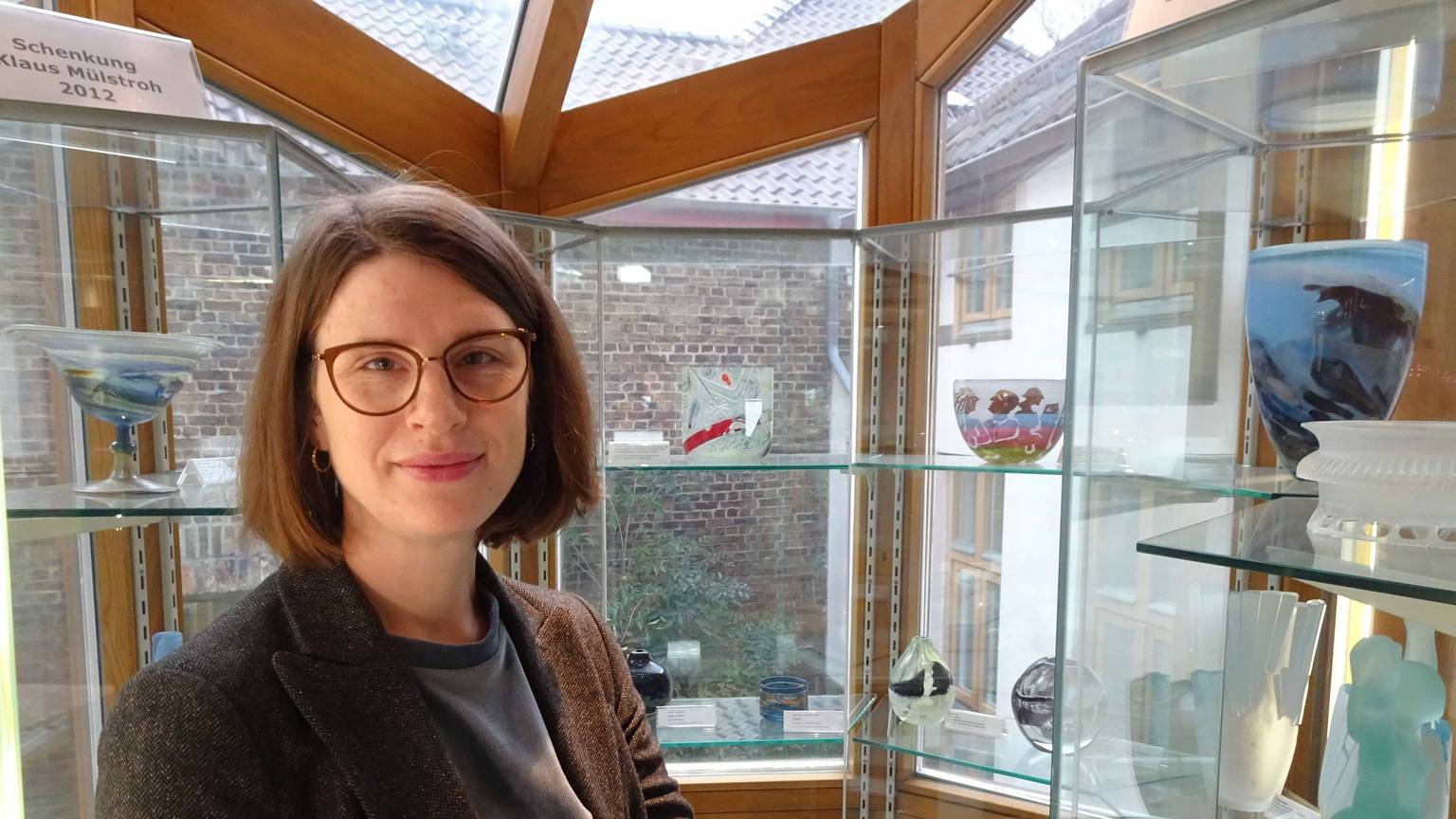 Sammeln, Bewahren, Erforschen, Präsentieren und Vermitteln sind die fünf Säulen der Arbeit von Caroline Heise, der neuen Leiterin des Glasmuseums.