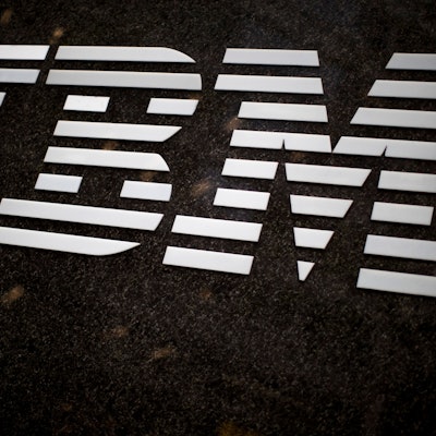 New York: Das IBM-Logo auf dem IBM-Gebäude in Midtown Manhattan (Archivbild)