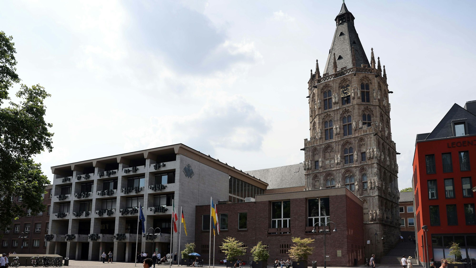 Das Kölner Rathaus am Alter Markt (Symbolbild).