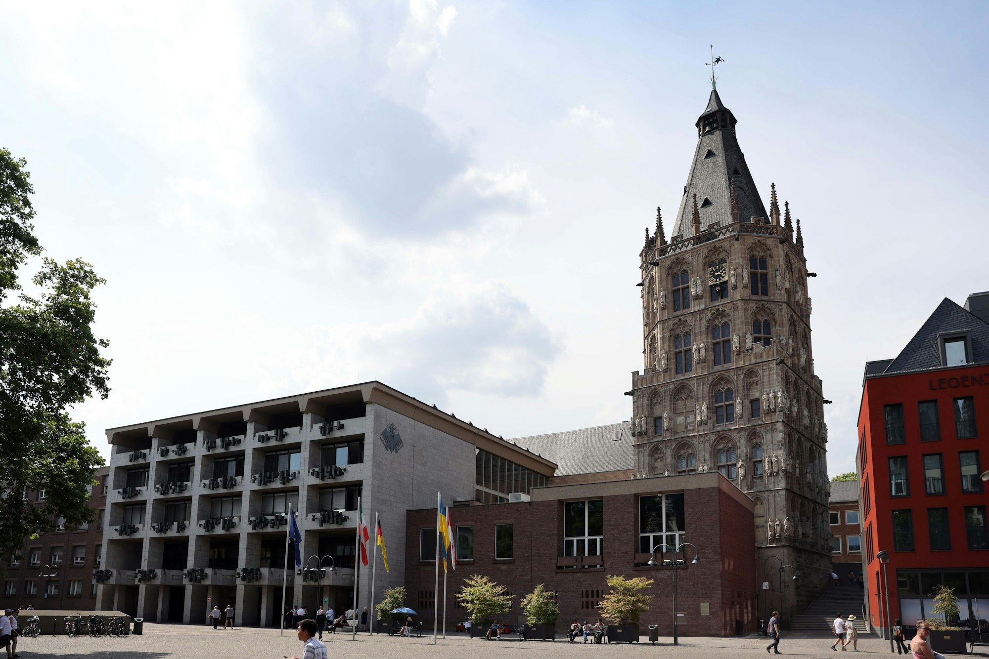 Das Kölner Rathaus am Alter Markt.