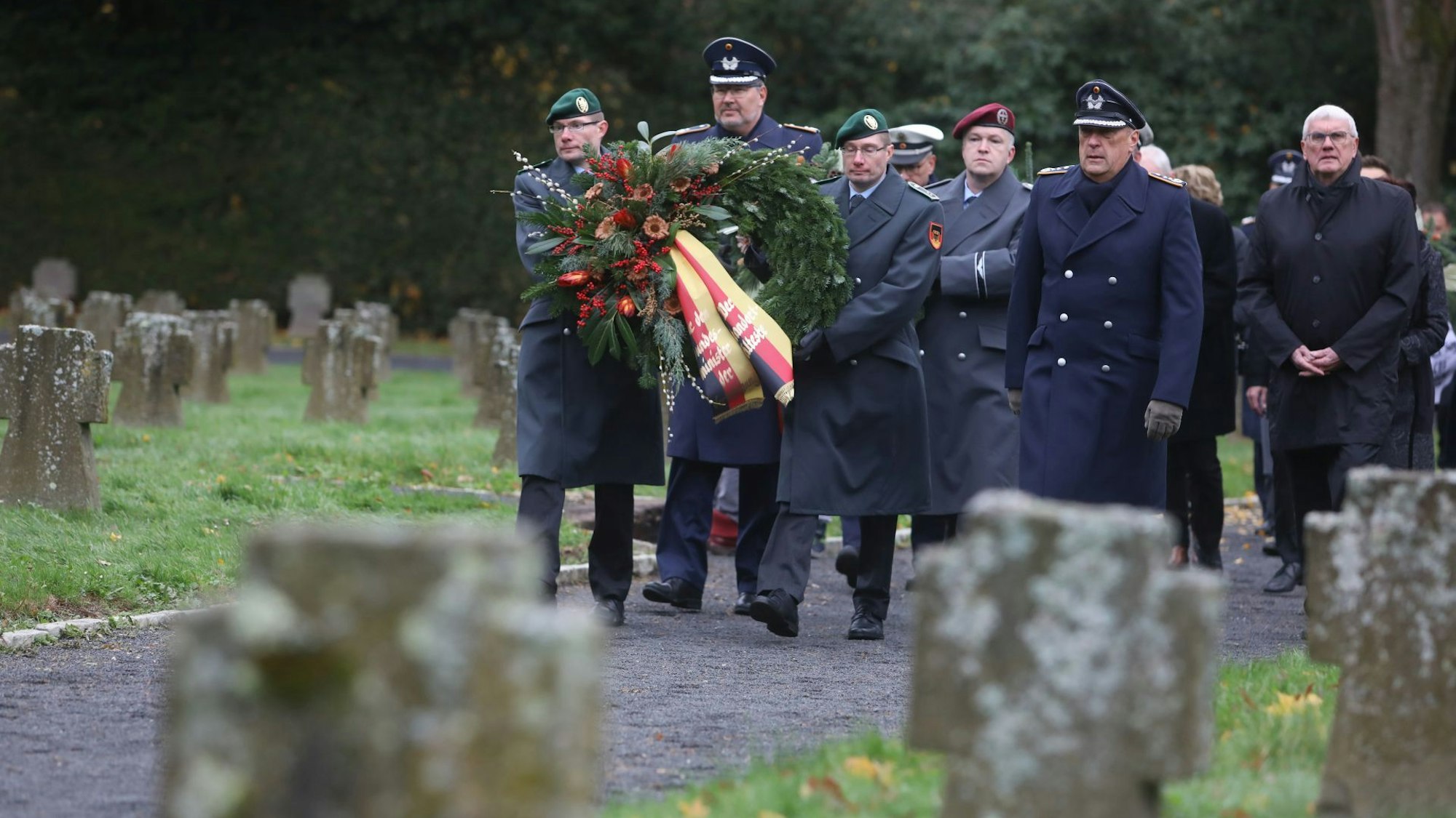 Volkstrauertag Kreisverband Soldatenfriedhof Ittenbach
