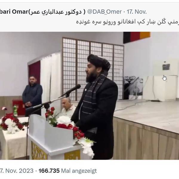 Taliban-Funktionär Omar in Kölner Ditib-Moschee