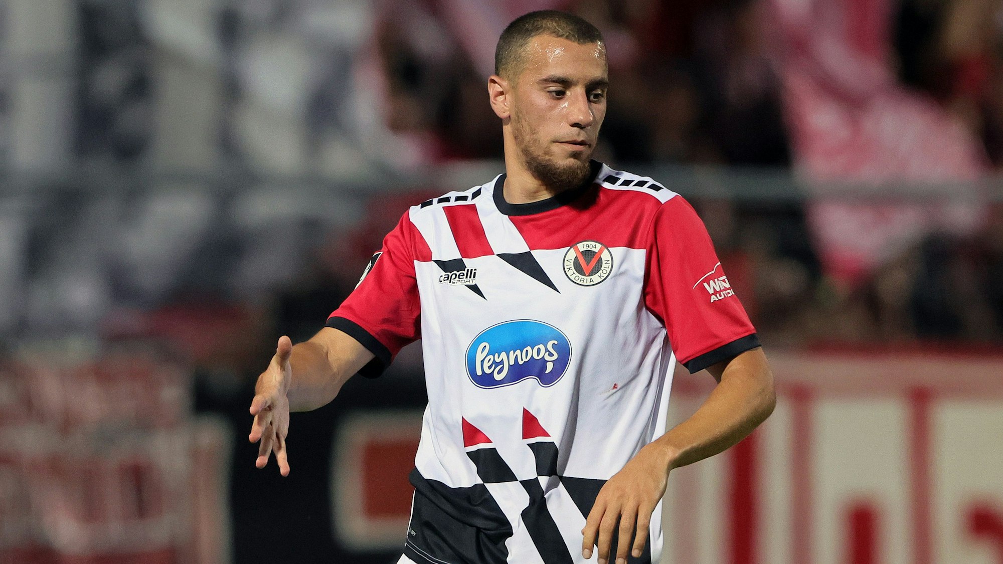 FC Viktoria Köln vs. RW Essen, 3. Liga, Suheyel Najar (Viktoria), 23.08.2023, Bild: Herbert Bucco