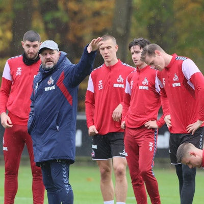 1. FC Köln, Training, Steffen Baumgart (1. FC Köln), 20.11.2023, Bild: Herbert Bucco
