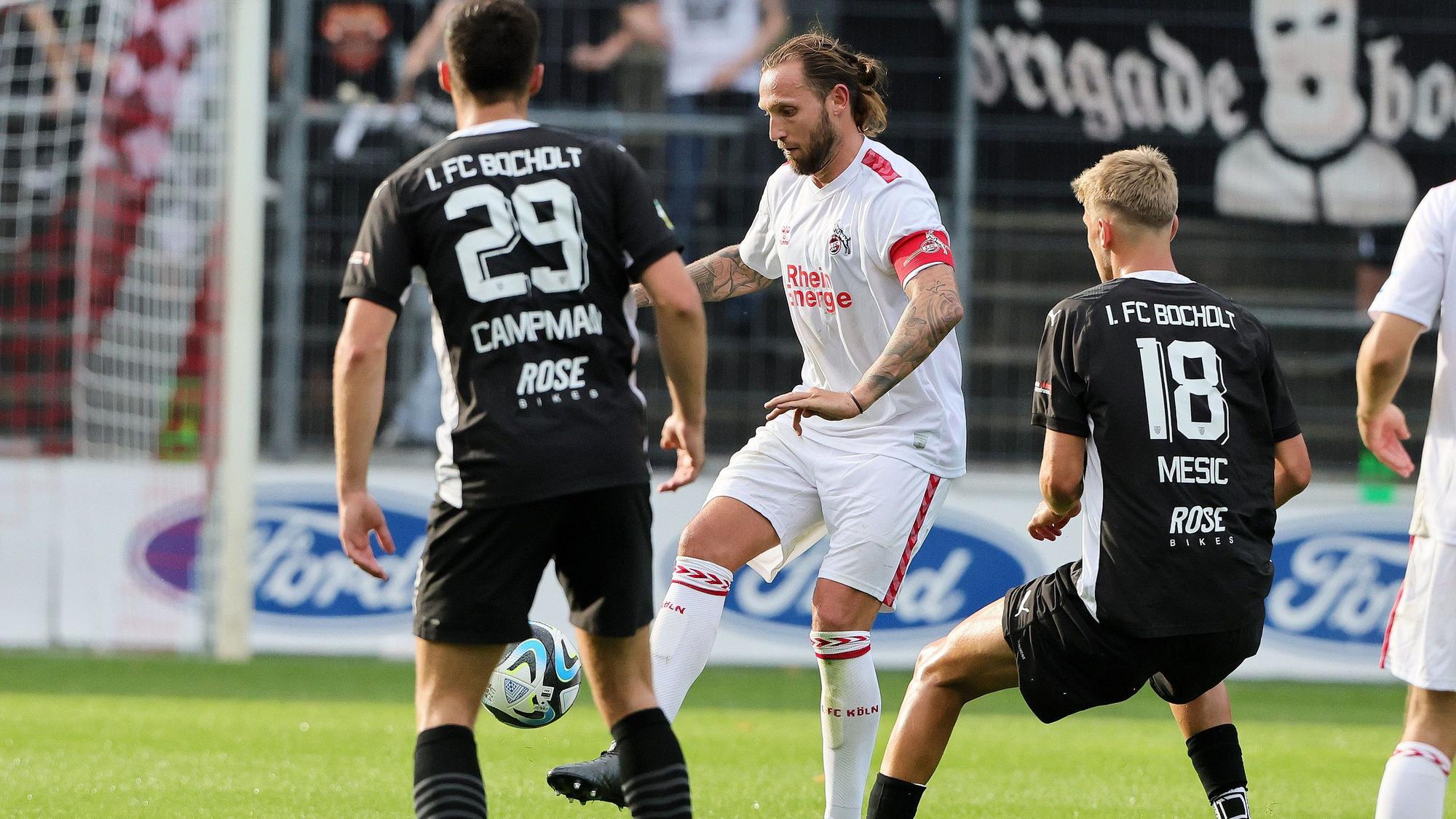 1. FC Köln Amateure (U21) vs. 1. FC Bocholt, Regionalliga West, Mitte: Marco Höger (1. FC Köln), 12.08.2023, Bild: Herbert Bucco