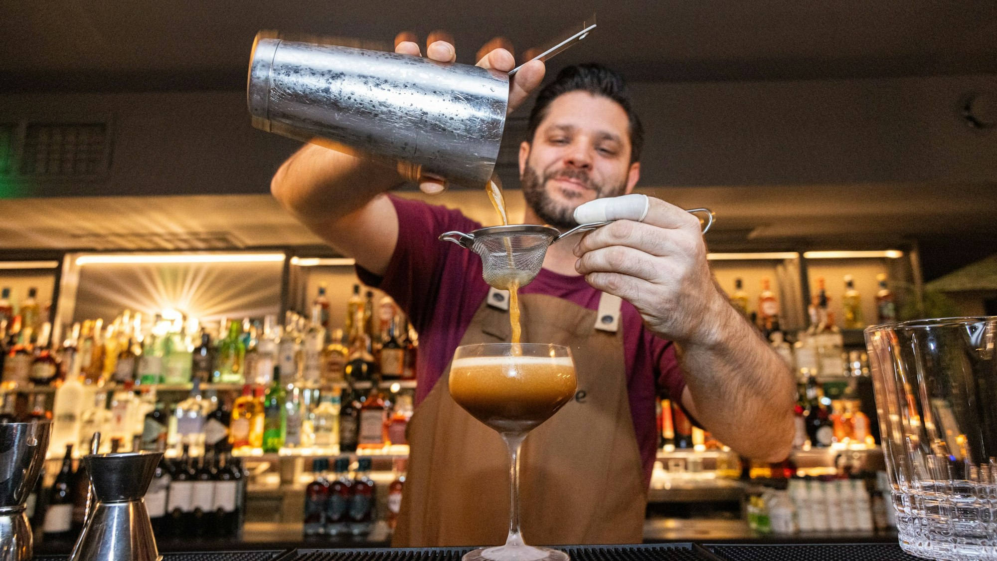 Im „Grace & Grape“ wird viel mit selbst hergestellten Zutaten gemixt.