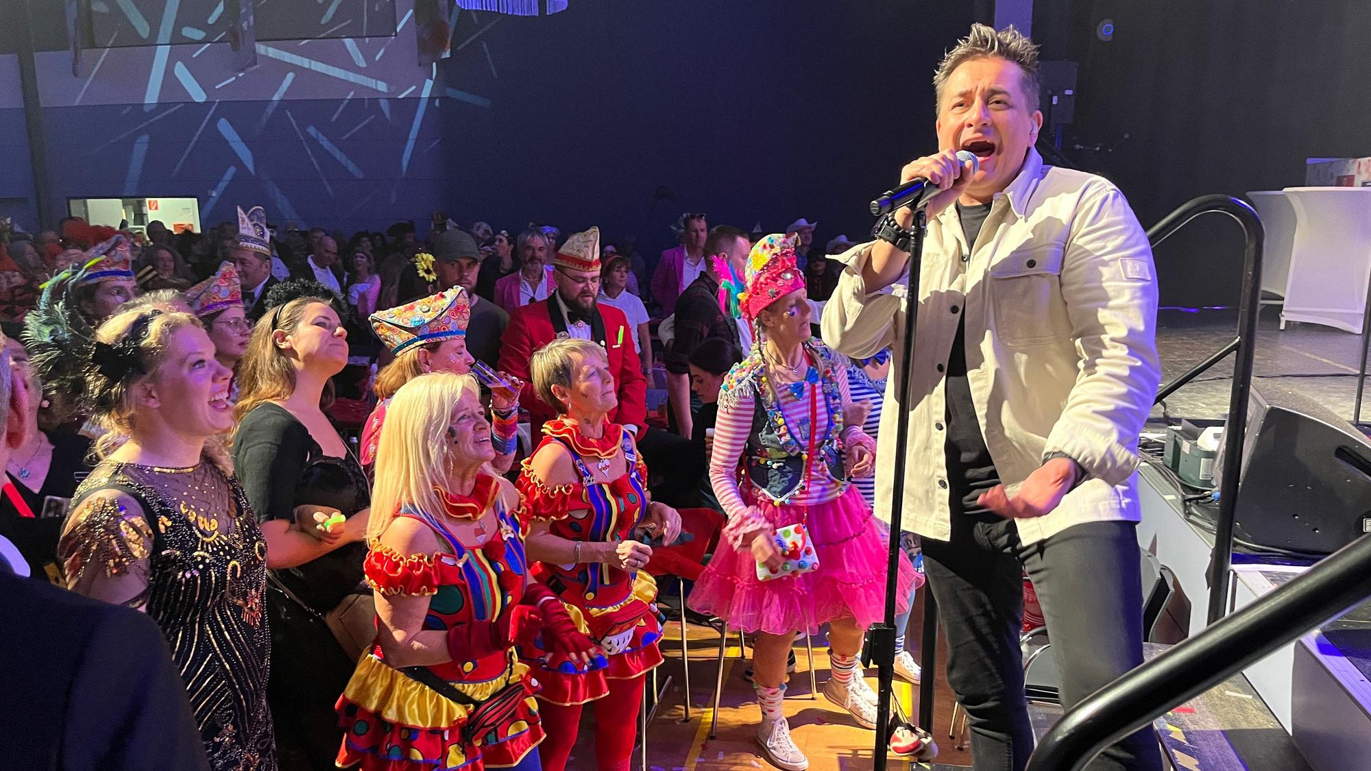 Micky Nauber von den Domstürmern begeisterte die Närrinnen.