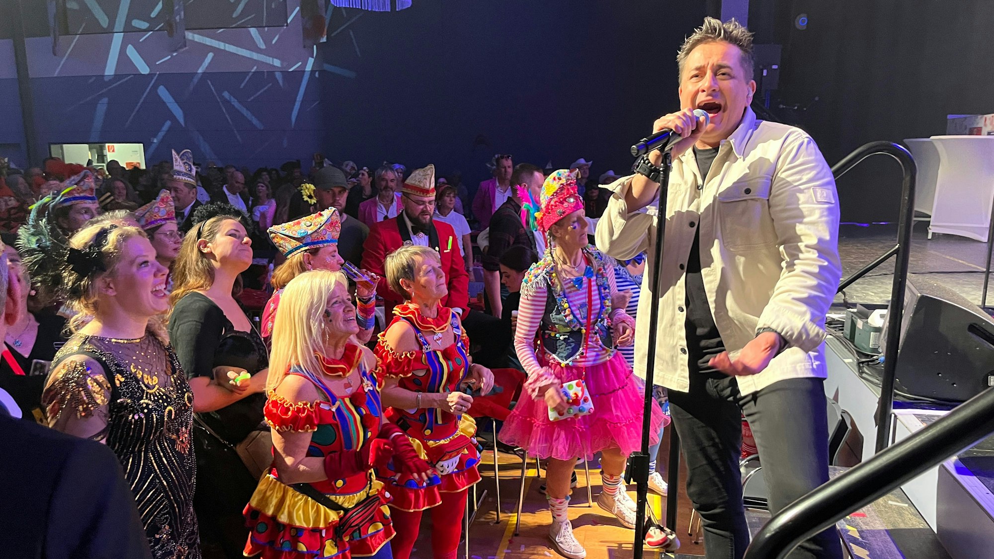 Micky Nauber von den Domstürmern begeisterte die Närrinnen.