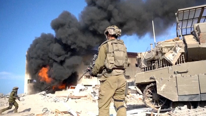 Gaza: Ein israelischer Soldat im Einsatz
