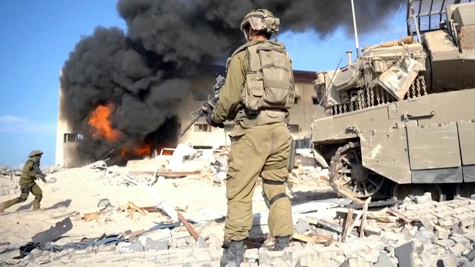 Gaza: Ein israelischer Soldat im Einsatz