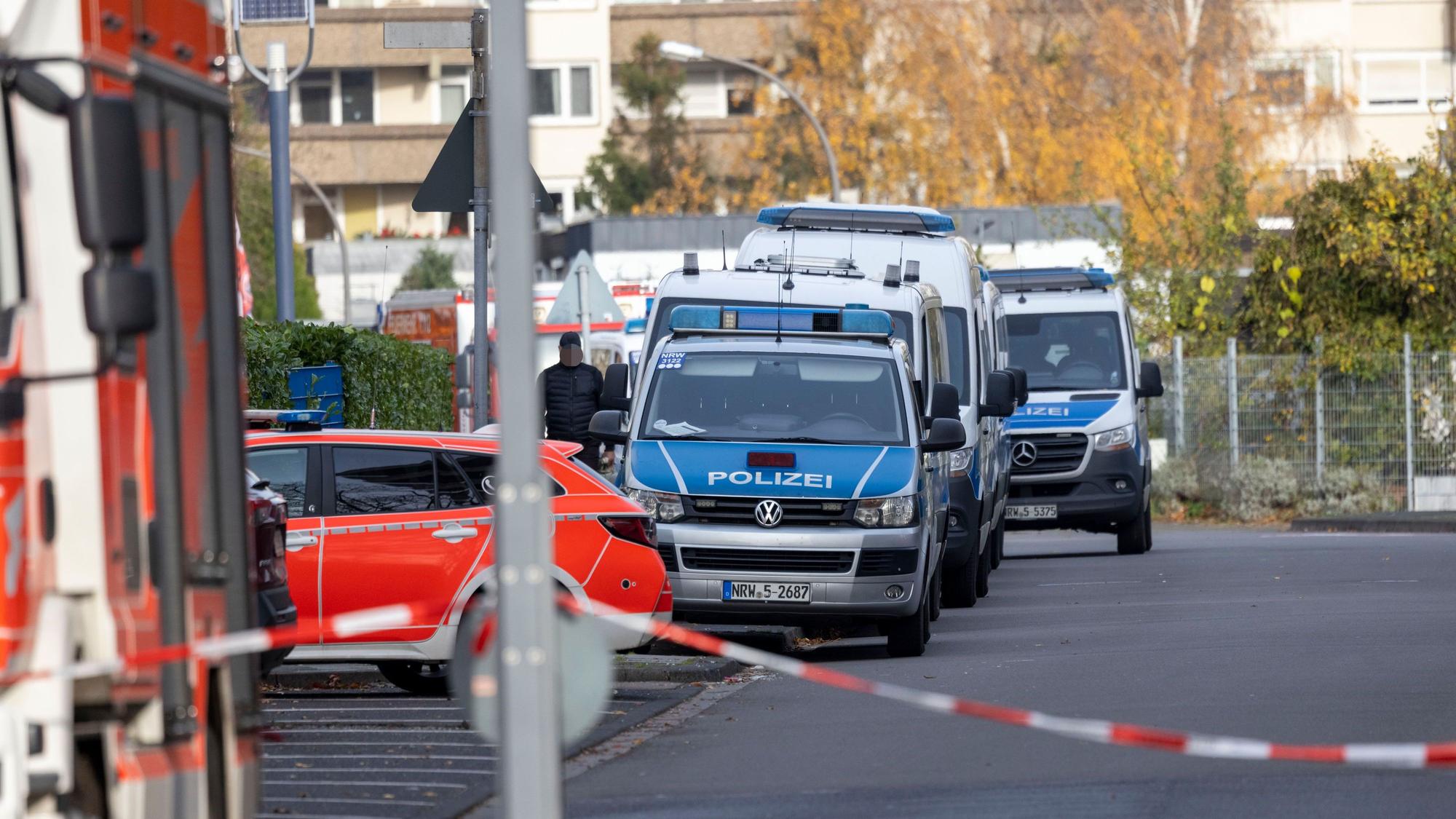 Das Gebiet am Görlinger Zentrum wurde weiträumig abgesperrt.