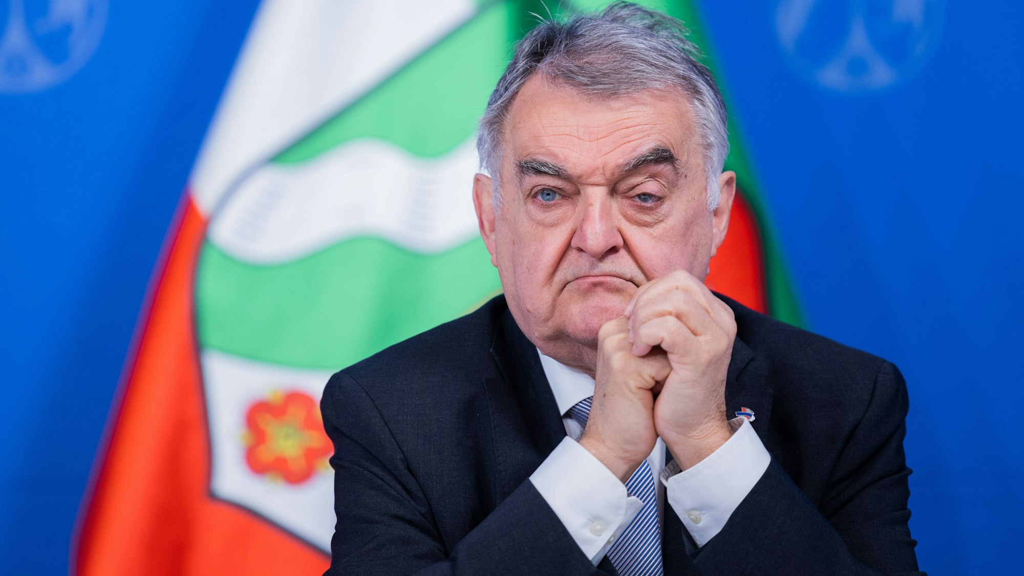 Herbert Reul (CDU), Innenminister von Nordrhein-Westfalen, im Porträt.