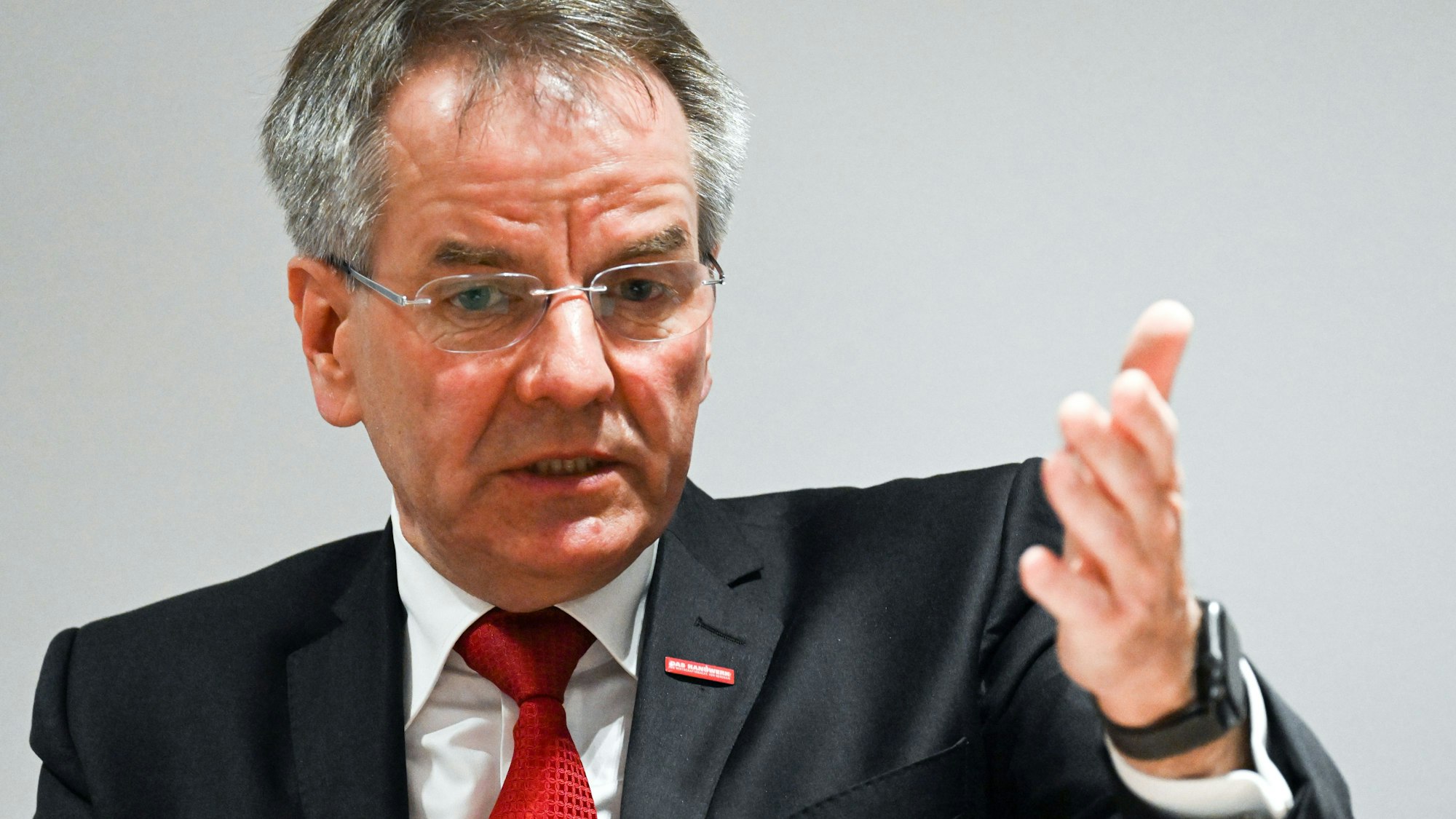 „Die Wärmewende ist gut, leider fehlt die Klarheit“, sagt NRW-Handwerkspräsident Andreas Ehlert.