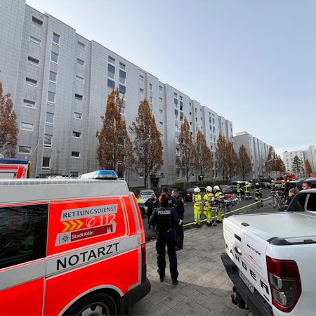 Der Einsatzort in Bocklemünd