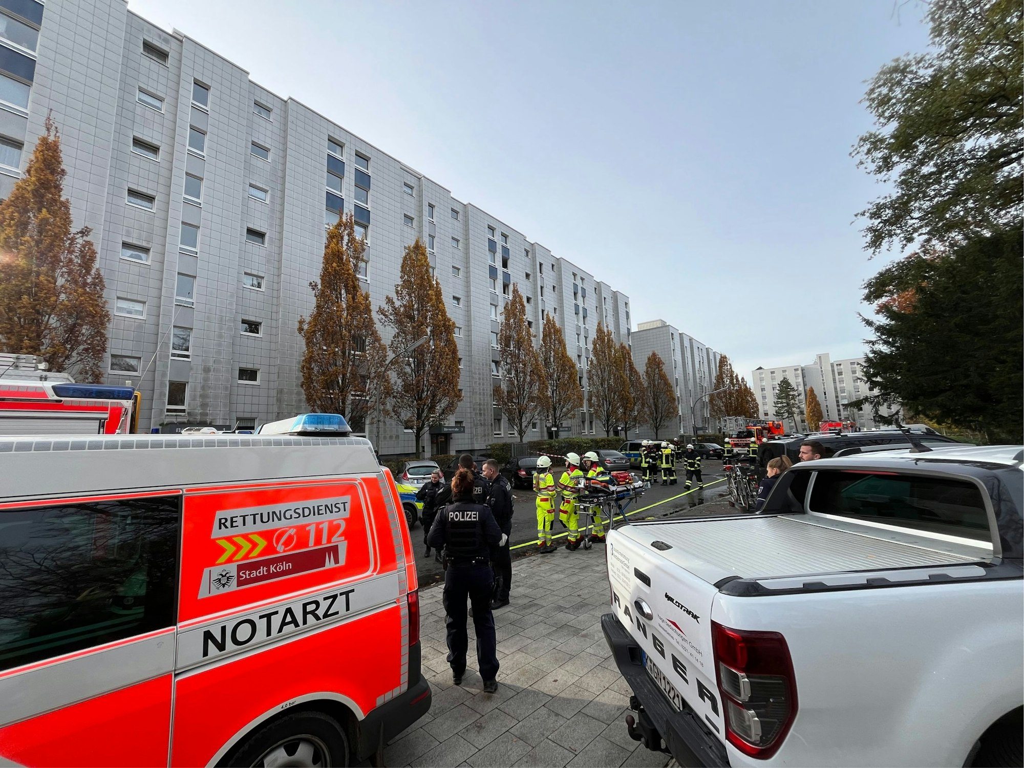 Der Einsatzort in Bocklemünd