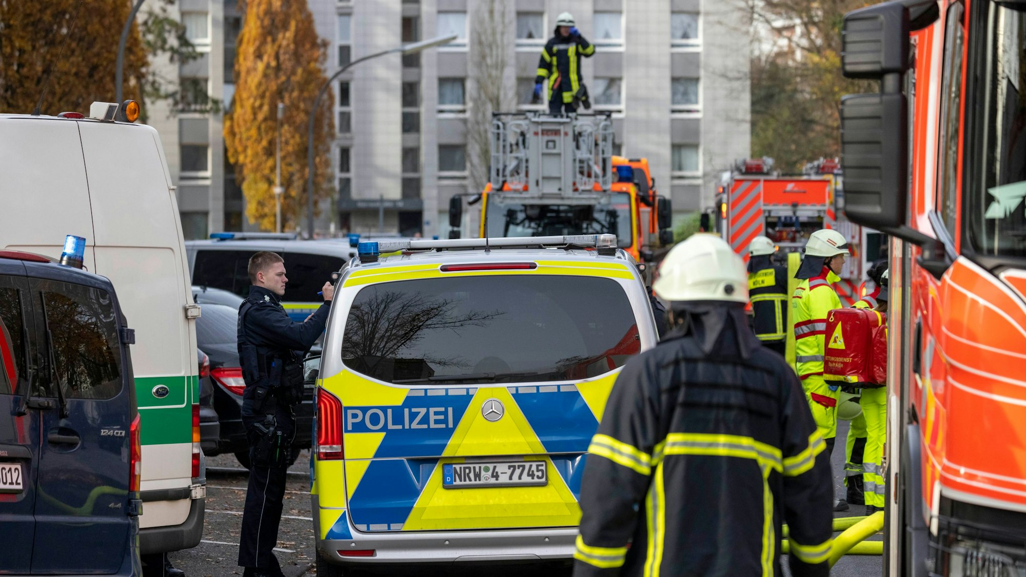 In Bocklemünd kam es am Mittwoch zu einen großen Polizeieinsatz.