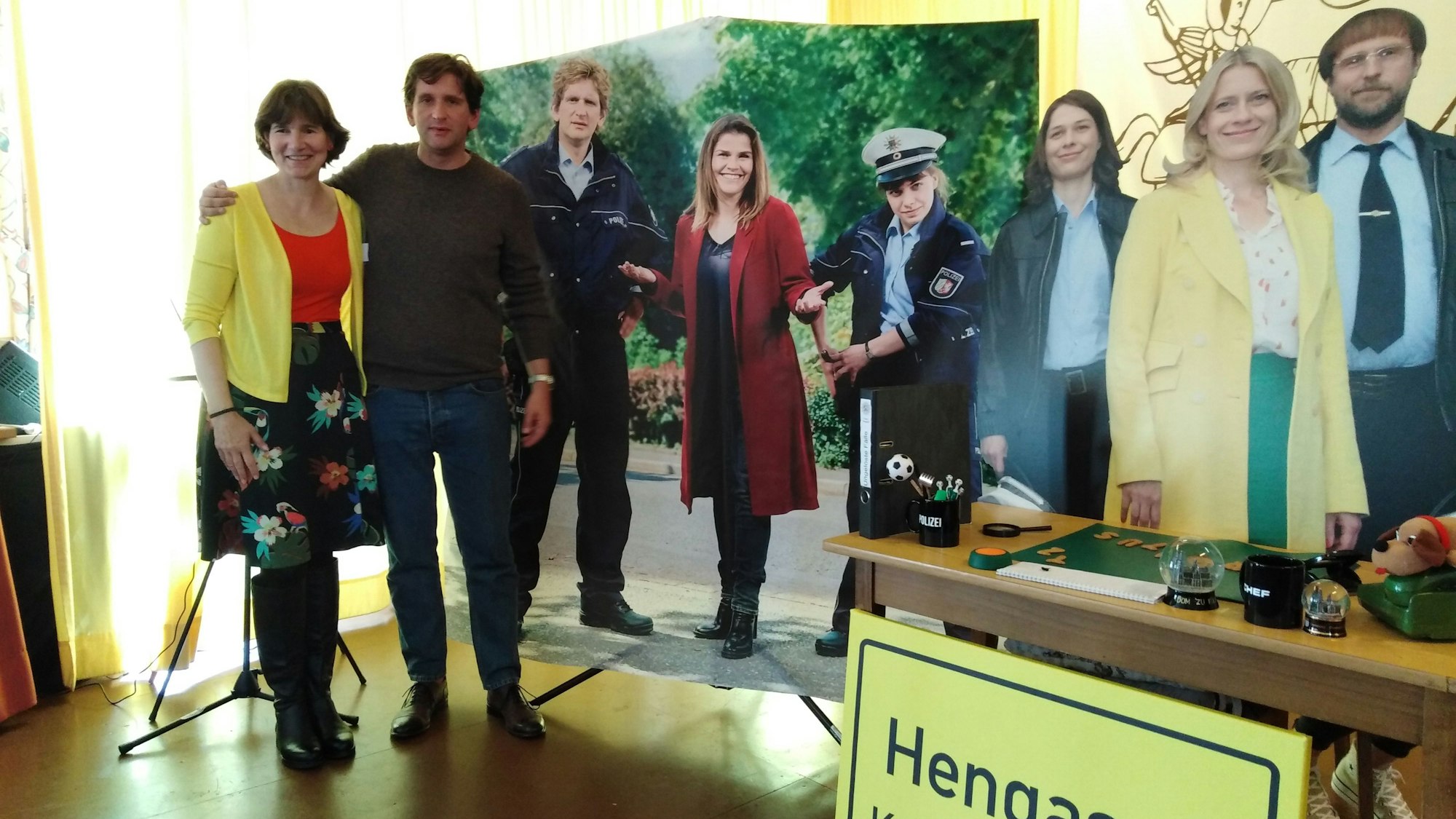 Christiane Todt-Höhndorf konnte bei einem Fantreffen den Schauspieler Sebastian Schwarz in Liedberg begrüßen.