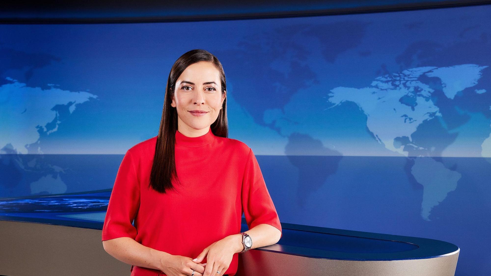 Aline Abboud, Moderatorin der „Tagesthemen“, ist ein Fehler bei der Nahost-Berichterstattung unterlaufen (Archivbild).