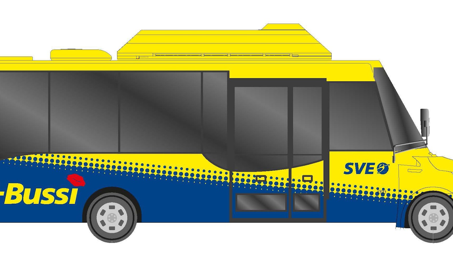 Die Darstellung zeigt, wie die E-Bussis aussehen sollen.
