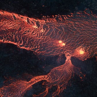 Ein Magmatunnel auf der Reykjanes-Halbinsel im Südwesten Islands bricht aus. Forscher fürchten den verheerendsten Vulkanausbruch seit 50 Jahren. (Archivbild)