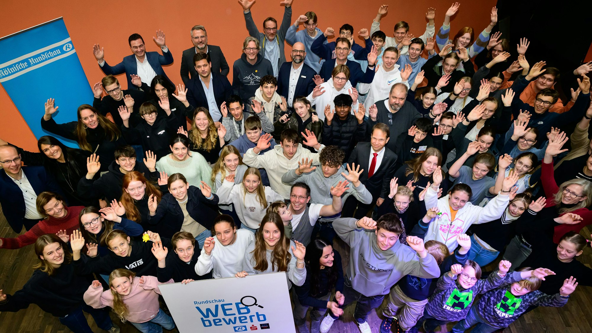 Schülerinnen und Schüler, Lehrkräfte und Preispaten