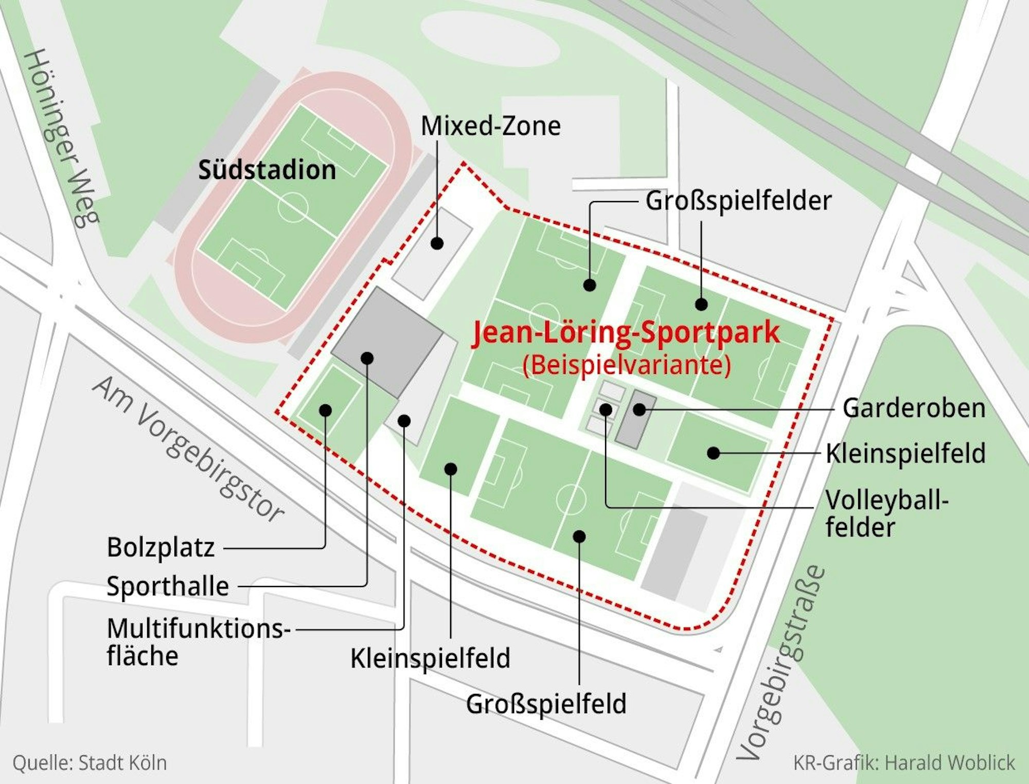 Pläne für den Jean-Löring-Sportpark