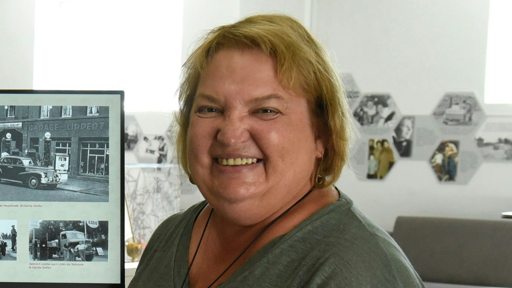 Astrid Machuj im Museum Bergheimat.