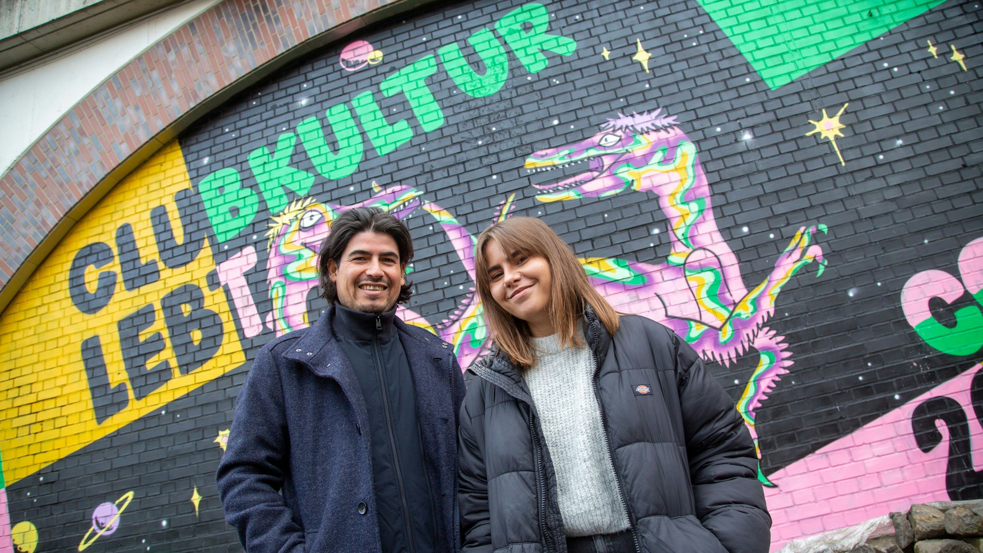 Mankel Brinkmann und Paulina Rduch sind Teil des Vorstands der Klubkomm.