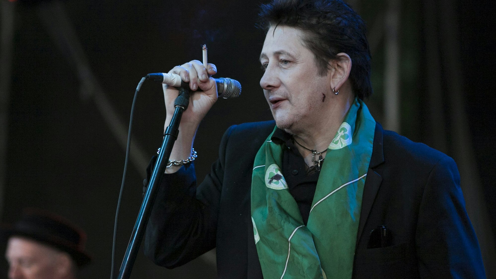 Der Sänger der irischen Kult-Punk-Band The Pogues, Shane MacGowan.