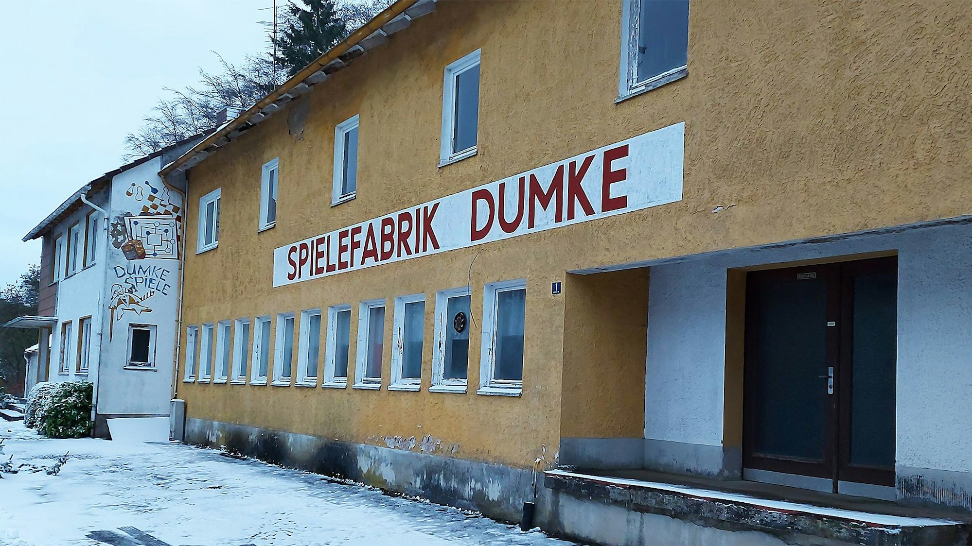 Das Gebäude der ehemaligen Spielefabrik in Blankenheim.
